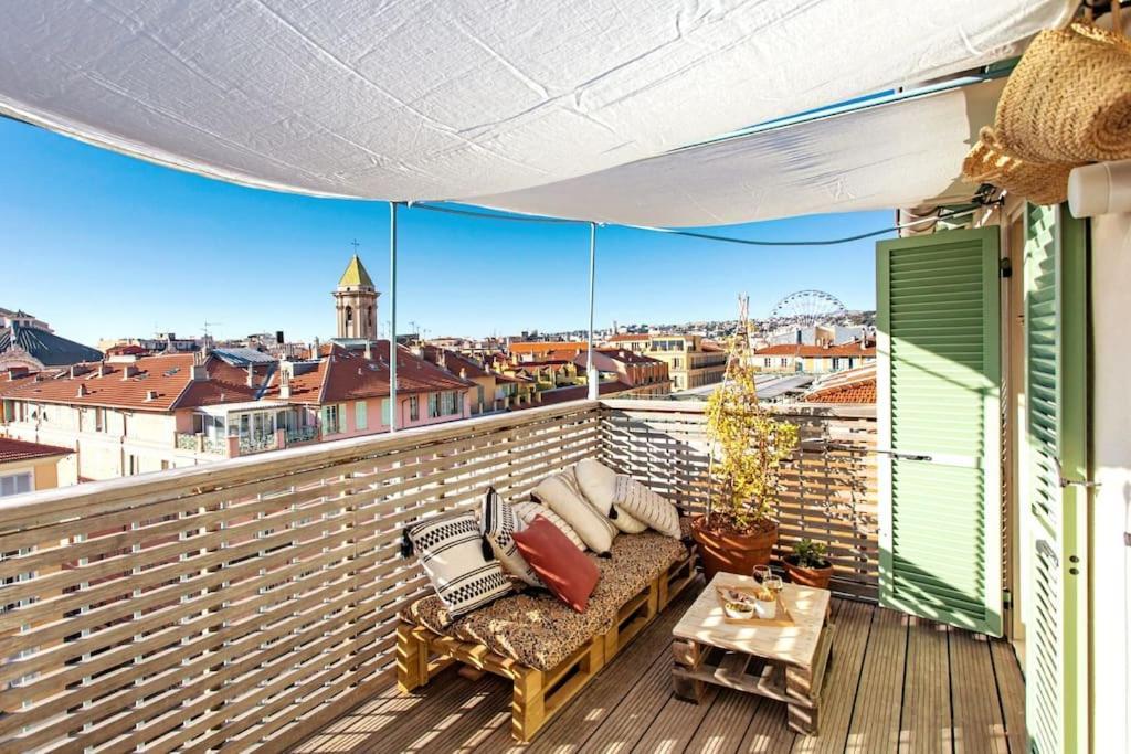 #9 Opera'S Duplex Panoramic Sea View Terrace & Ac 1Min To Beach Nice Exterior foto