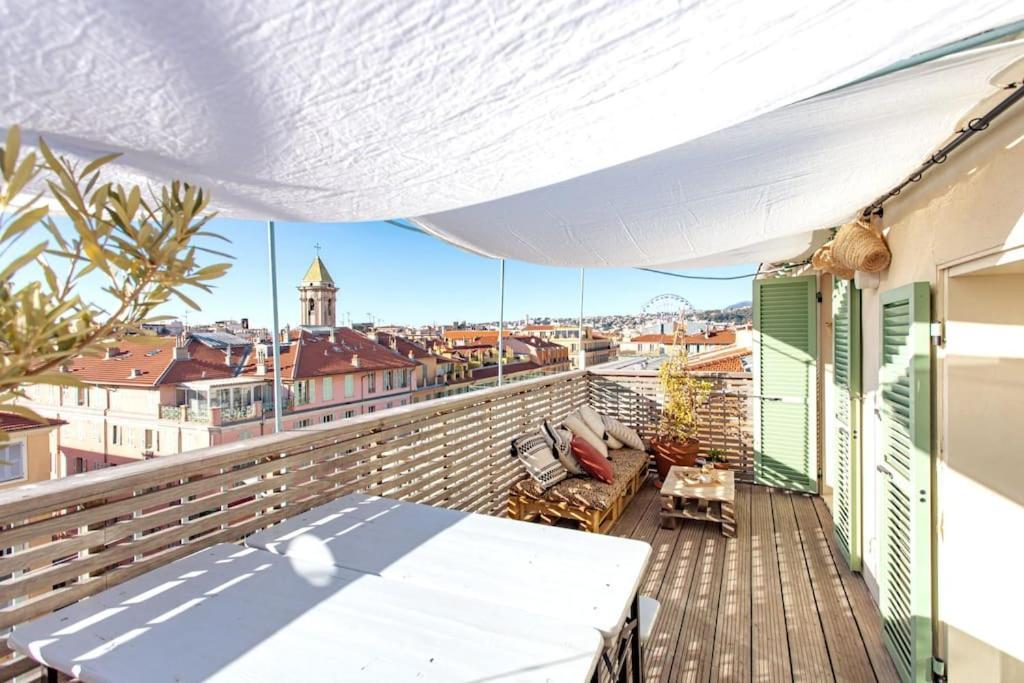 #9 Opera'S Duplex Panoramic Sea View Terrace & Ac 1Min To Beach Nice Exterior foto